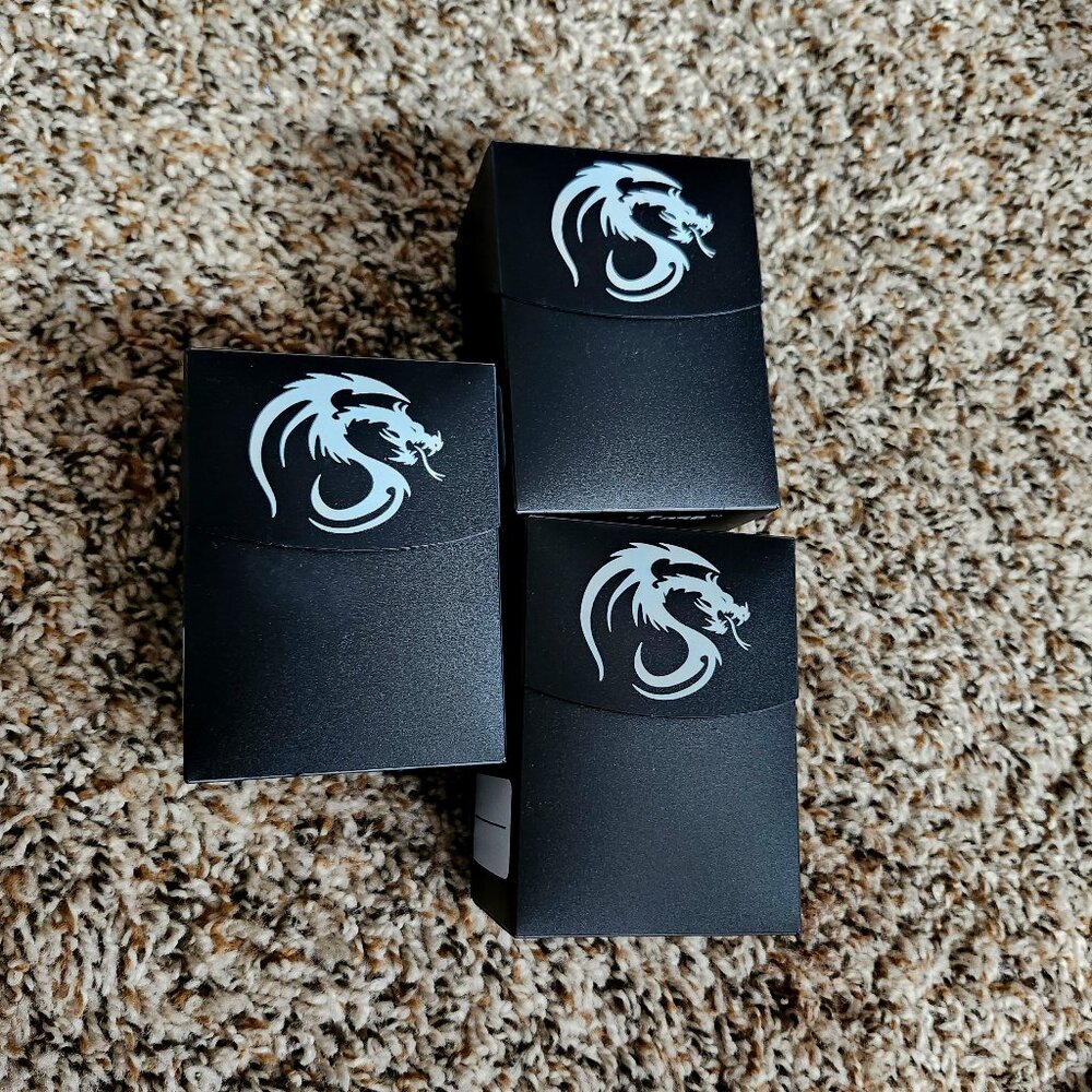 black bcw plastic deck case #2